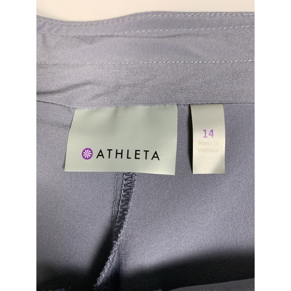 Athleta Everyday Skort Womens 14 Gray Tennis Golf Athletic Skirt Lined - Picture 13 of 15